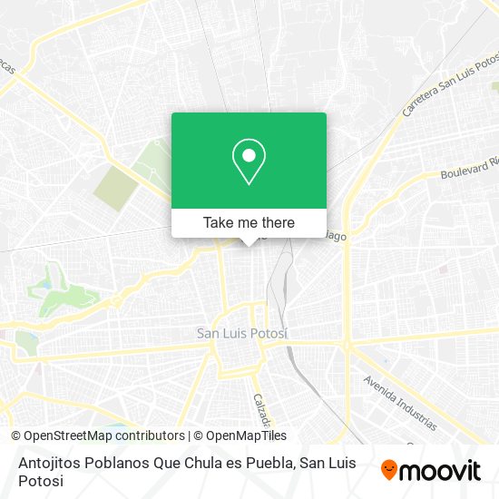 Mapa de Antojitos Poblanos Que Chula es Puebla