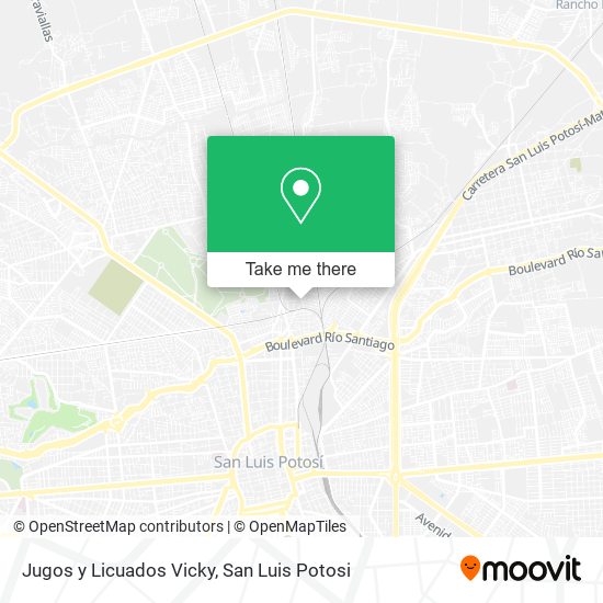 Mapa de Jugos y Licuados Vicky