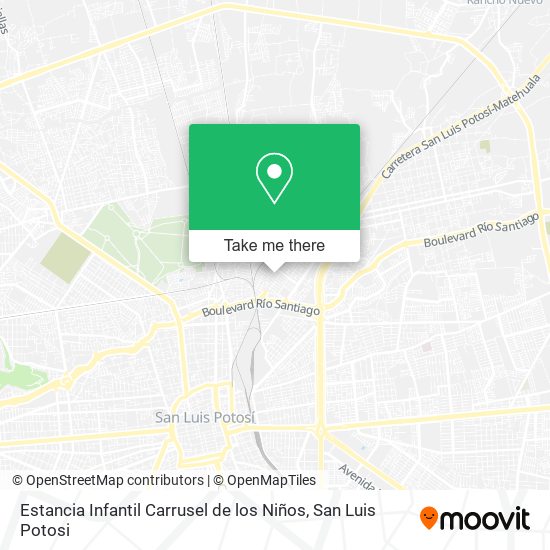 Mapa de Estancia Infantil Carrusel de los Niños