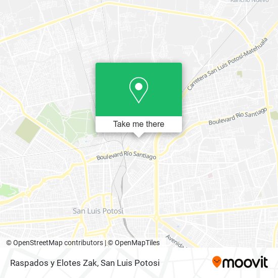 Raspados y Elotes Zak map