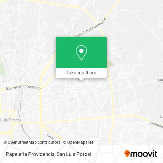Mapa de Papeleria Providencia