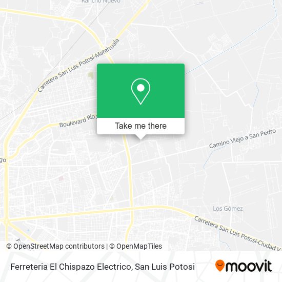 Ferreteria El Chispazo Electrico map