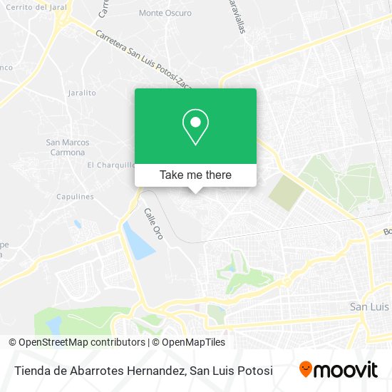 Tienda de Abarrotes Hernandez map