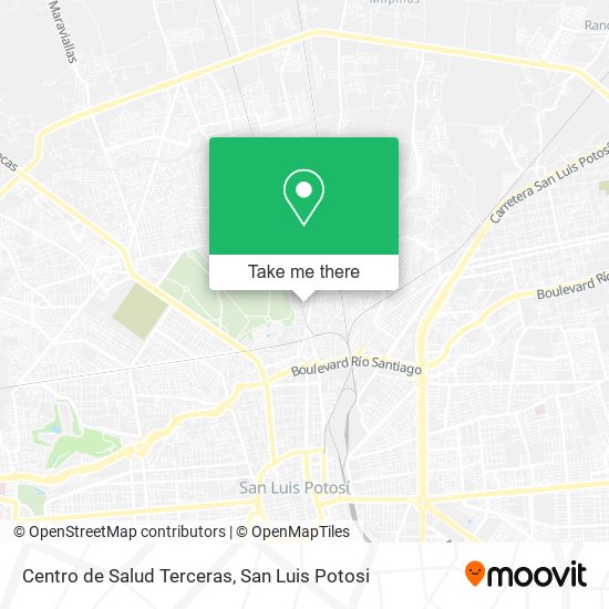 Mapa de Centro de Salud Terceras