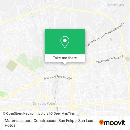 Mapa de Materiales para Construcción San Felipe