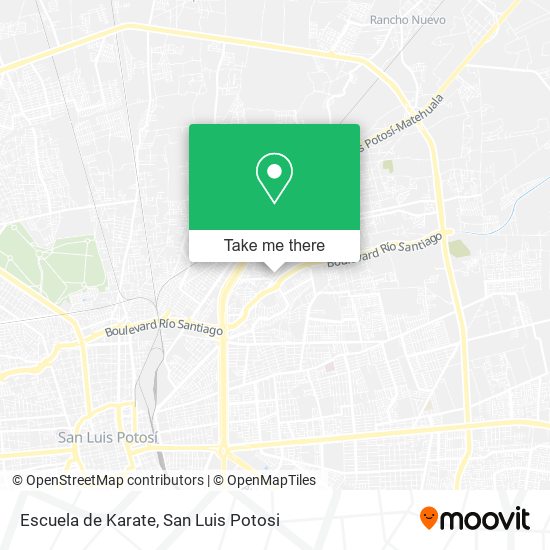 Mapa de Escuela de Karate