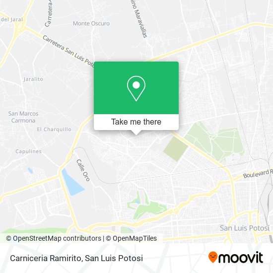 Mapa de Carniceria Ramirito