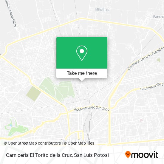 Mapa de Carniceria El Torito de la Cruz