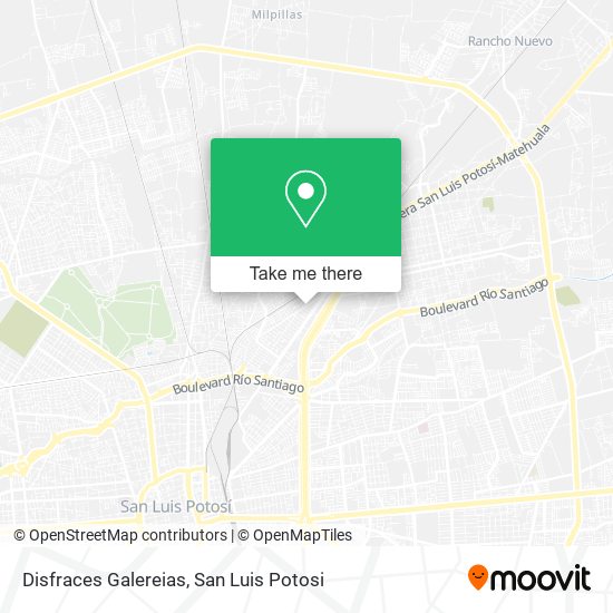 Disfraces Galereias map