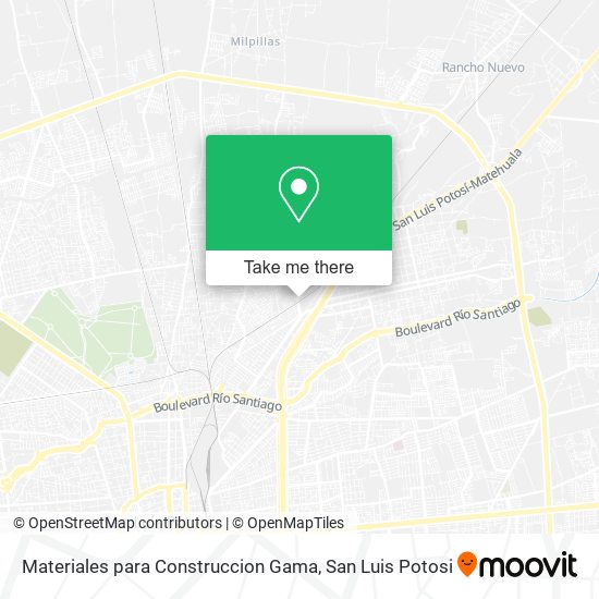 Mapa de Materiales para Construccion Gama