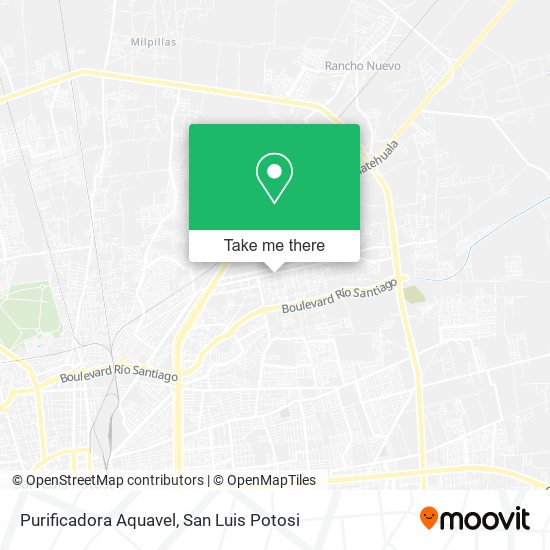 Purificadora Aquavel map