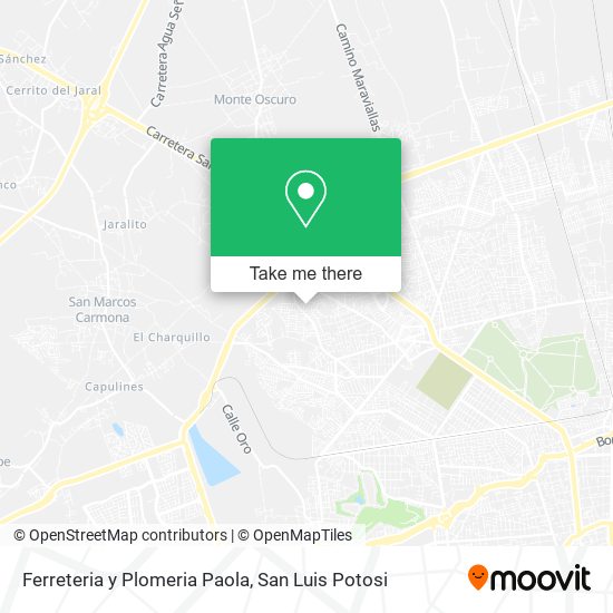 Ferreteria y Plomeria Paola map