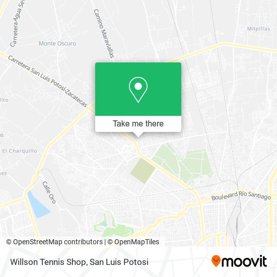 Willson Tennis Shop map