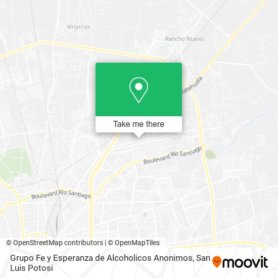 Grupo Fe y Esperanza de Alcoholicos Anonimos map