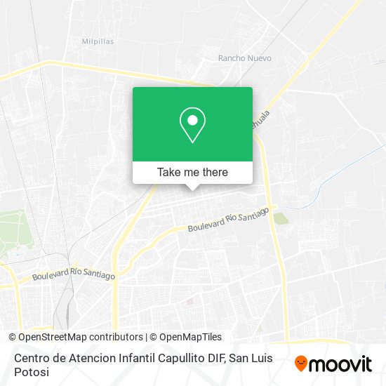 Mapa de Centro de Atencion Infantil Capullito DIF