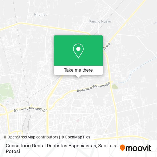 Mapa de Consultorio Dental Dentistas Especiaistas