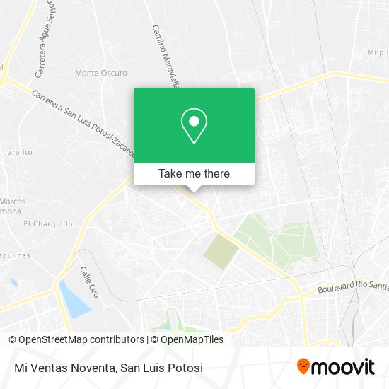 Mi Ventas Noventa map