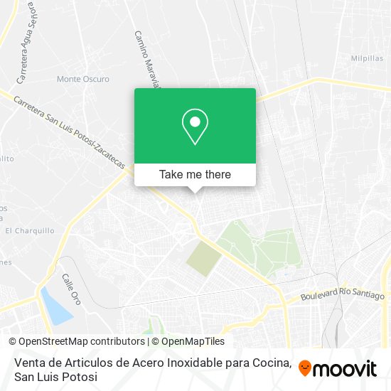 Venta de Articulos de Acero Inoxidable para Cocina map