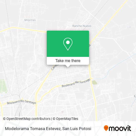 Mapa de Modelorama Tomasa Estevez