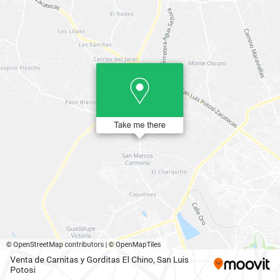 Venta de Carnitas y Gorditas El Chino map