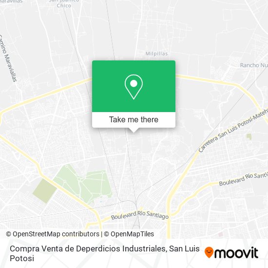 Compra Venta de Deperdicios Industriales map