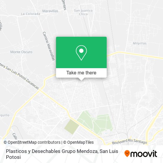 Mapa de Plasticos y Desechables Grupo Mendoza