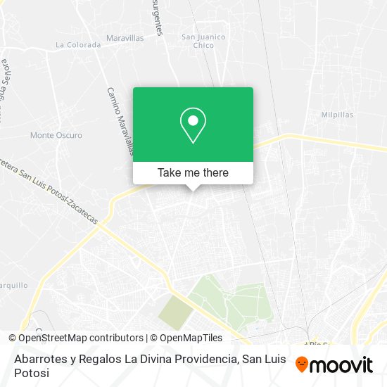 Abarrotes y Regalos La Divina Providencia map