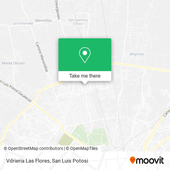 Vdrieria Las Flores map