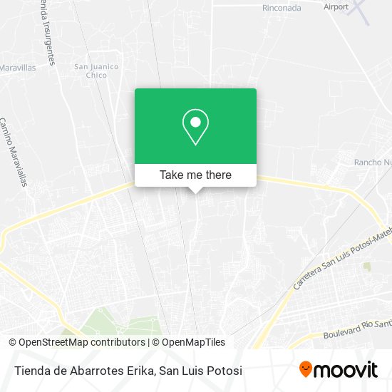 Mapa de Tienda de Abarrotes Erika