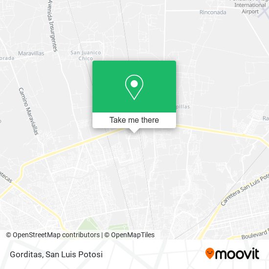 Gorditas map