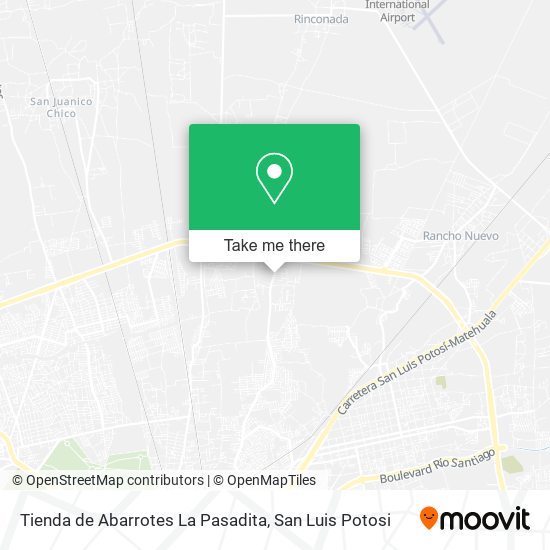 Mapa de Tienda de Abarrotes La Pasadita