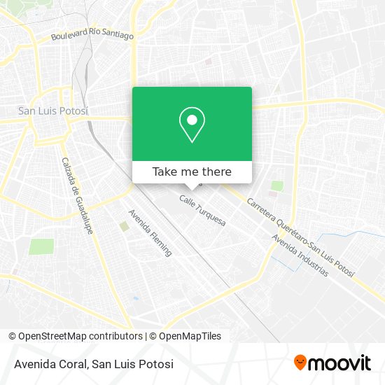 Avenida Coral map