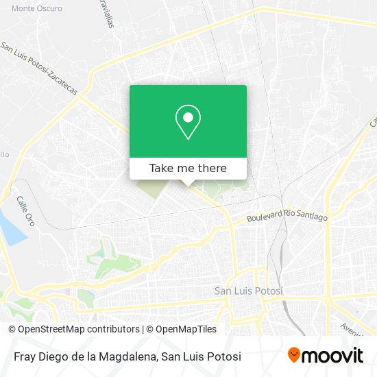 Mapa de Fray Diego de la Magdalena