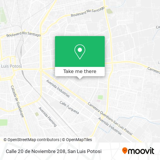 Mapa de Calle 20 de Noviembre 208