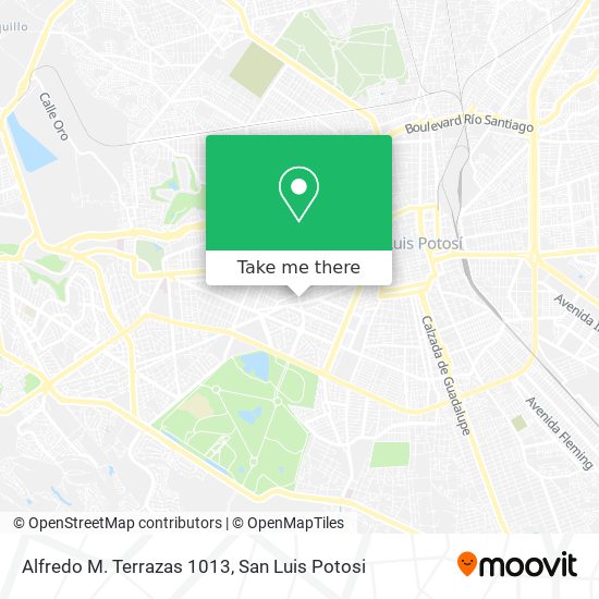 Alfredo M. Terrazas 1013 map