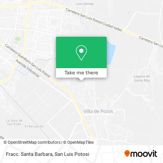Mapa de Fracc. Santa Barbara