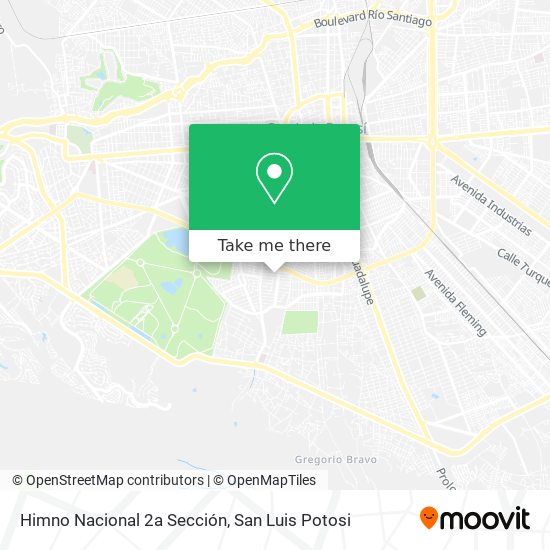 Himno Nacional 2a Sección map