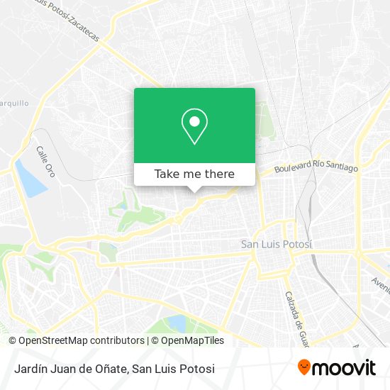 Mapa de Jardín Juan de Oñate