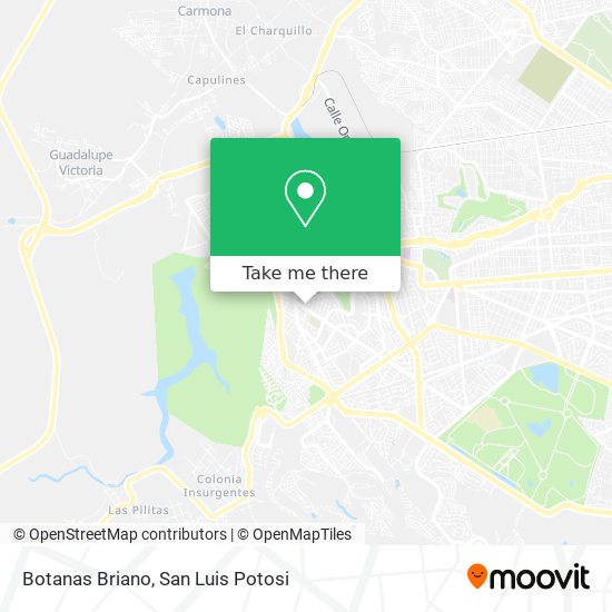 Botanas Briano map