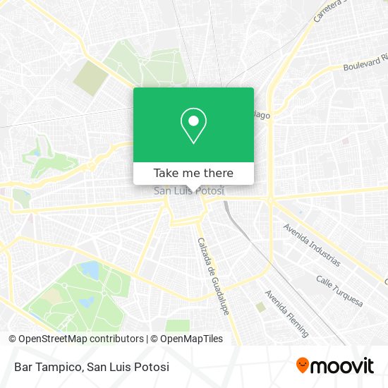 Mapa de Bar Tampico
