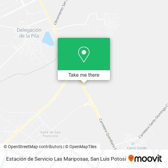 Estación de Servicio Las Mariposas map