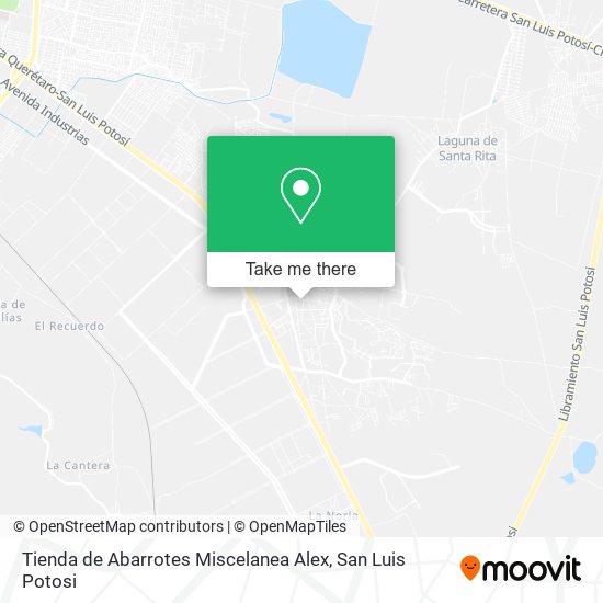 Tienda de Abarrotes Miscelanea Alex map