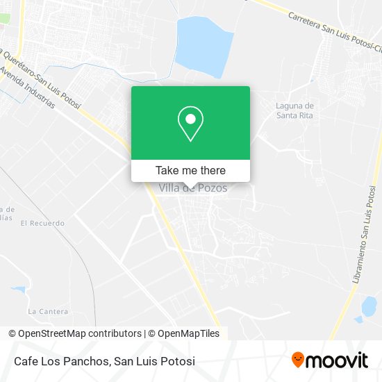 Cafe Los Panchos map