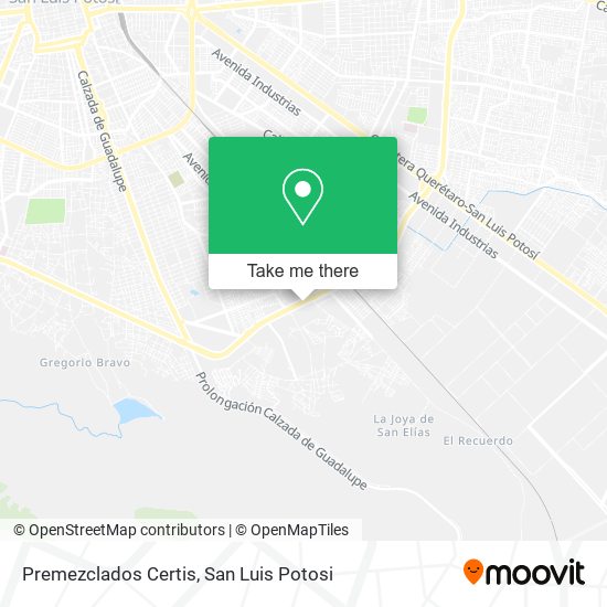 Premezclados Certis map