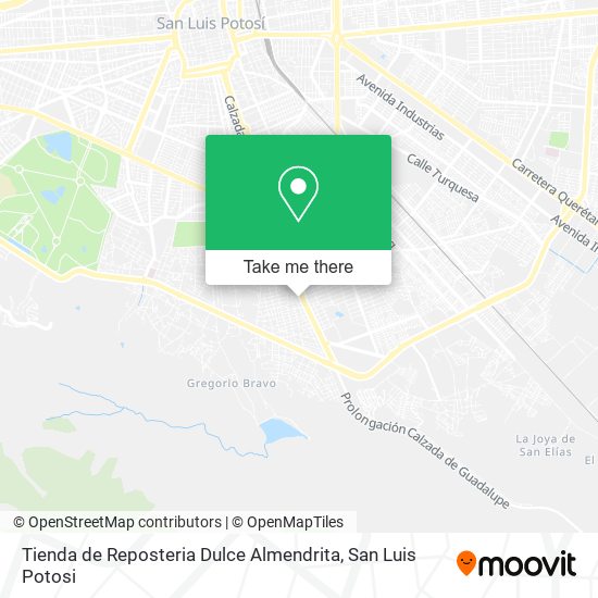 Mapa de Tienda de Reposteria Dulce Almendrita