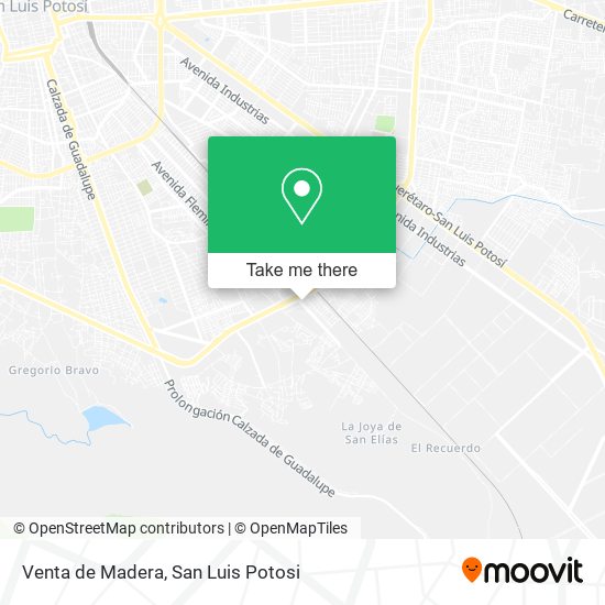 Mapa de Venta de Madera