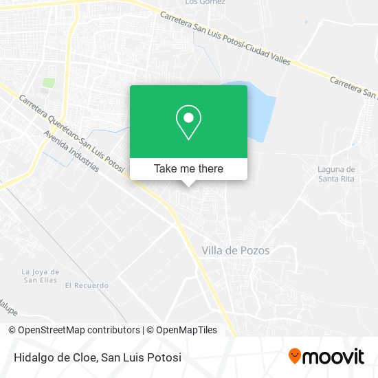 Mapa de Hidalgo de Cloe