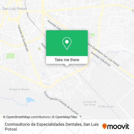 Conmsultorio de Especialidades Dentales map