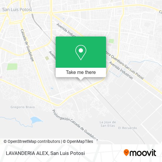 Mapa de LAVANDERIA ALEX