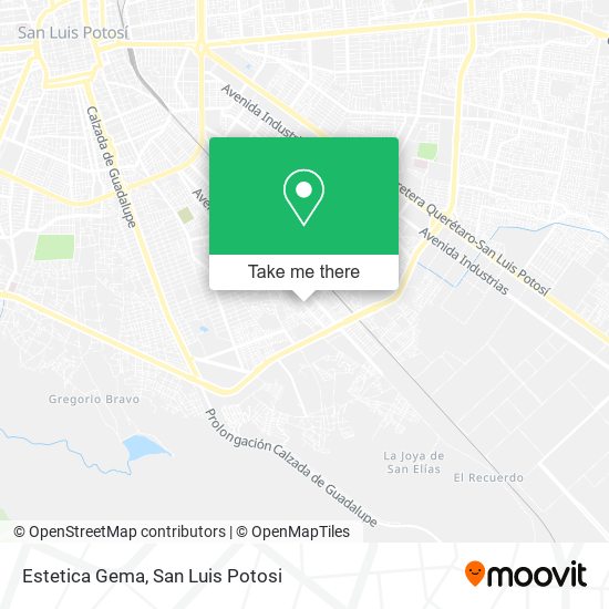 Estetica Gema map